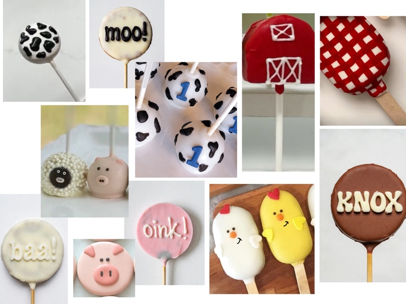 Knox's 1st B-day Cake Pops Interior Design Mood Board by AlexaWhitehurst