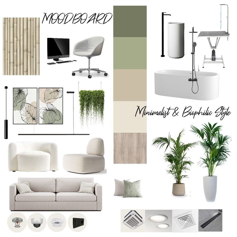 clinic Interior Design Mood Board by maeedesamadbin@gmail.com