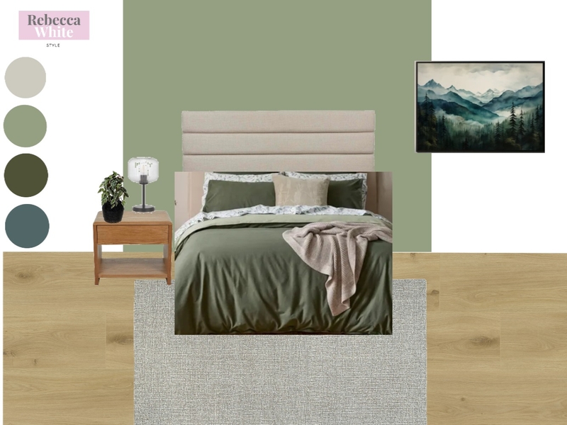 Matt's Room Mood Board by Rebecca White Style on Style Sourcebook