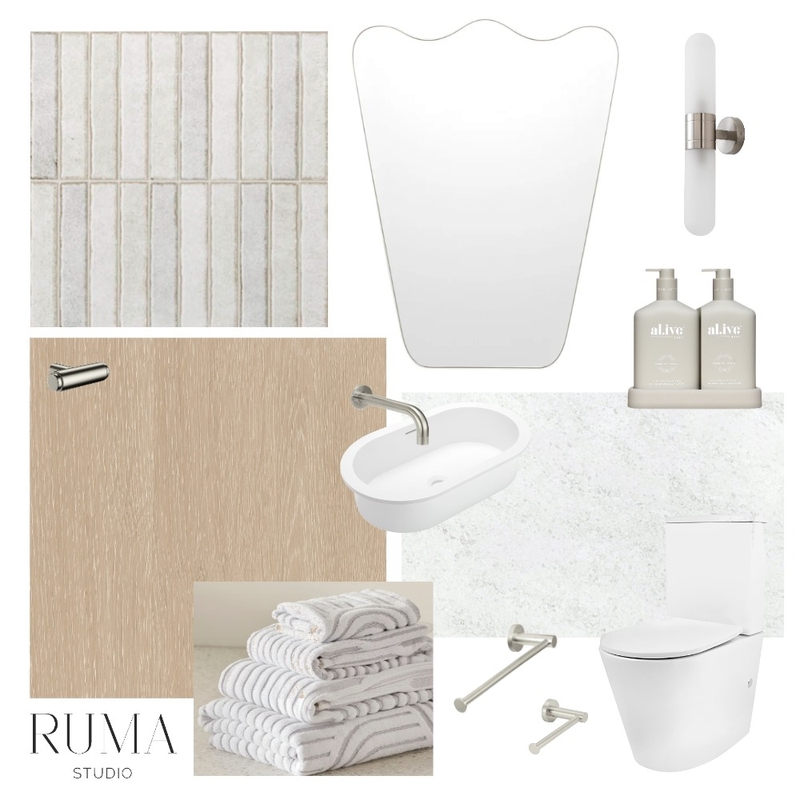 Meadow House - Powder Room Mood Board by Ruma Studio on Style Sourcebook