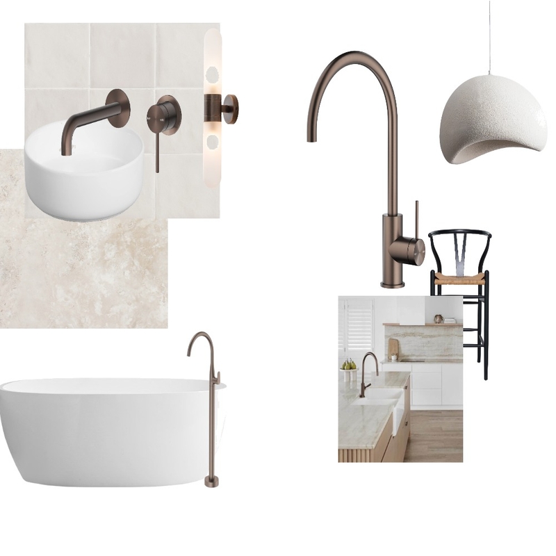 Quandong Ensuite Interior Design Mood Board by CasaQuandong Quandong Ensuite Interior Design Mood Board by CasaQuandong
