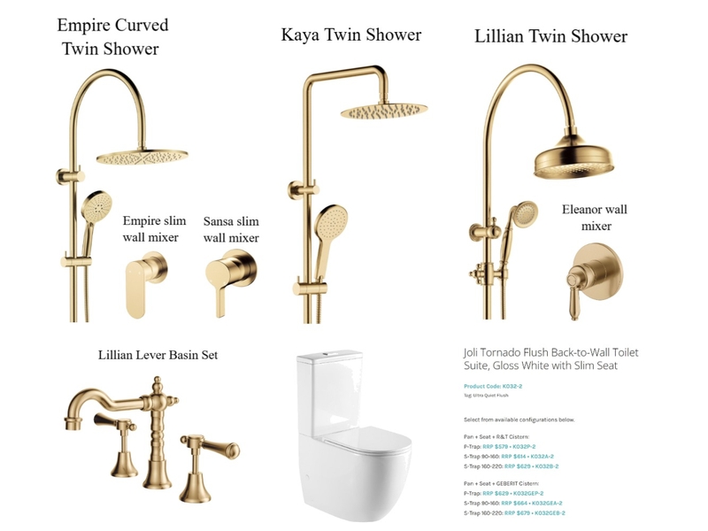 Bathroom Loganholme Interior Design Mood Board by Coastal Design and Renovations