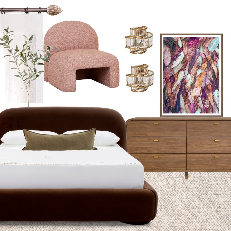 Australian Bedroom Interior Design Mood Board by LyptusArt Australian Bedroom Interior Design Mood Board by LyptusArt