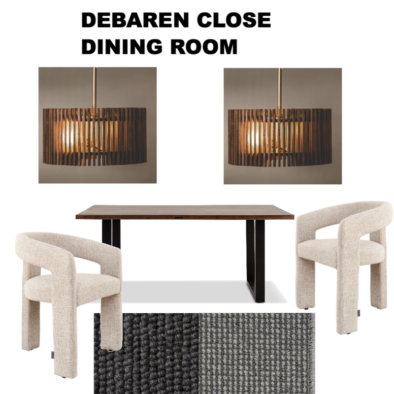 DEBAREN DINING ROOM Interior Design Mood Board by ShannonCastle