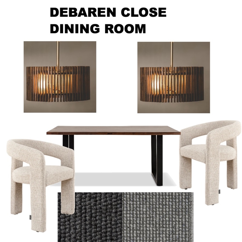 DEBAREN DINING ROOM Interior Design Mood Board by ShannonCastle