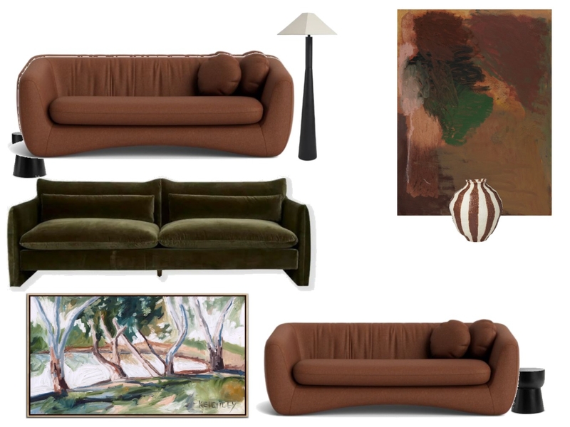 Loungeroom Interior Design Mood Board by CheyneH
