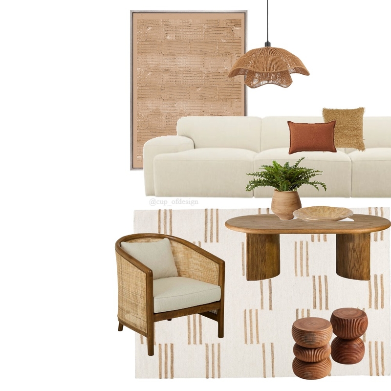 Everyday Sanctuary - Living Room Interior Design Mood Board by Cup_ofdesign Everyday Sanctuary - Living Room Interior Design Mood Board by Cup_ofdesign