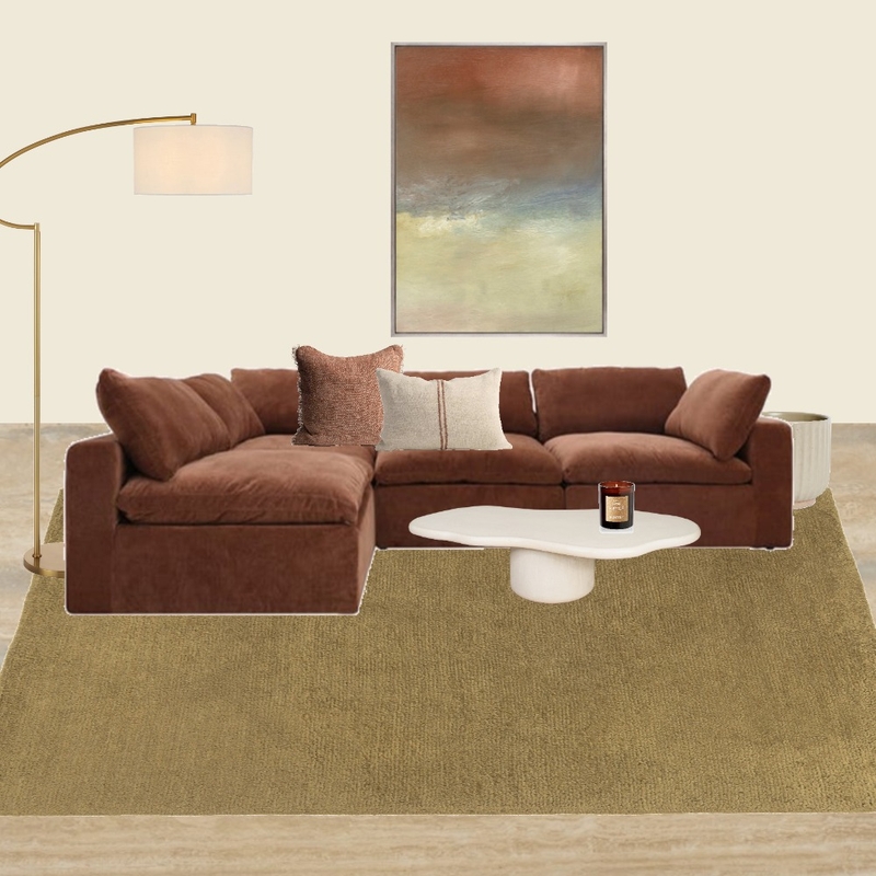 Terracotta & Moss - Living Room Interior Design Mood Board by Cup_ofdesign Terracotta & Moss - Living Room Interior Design Mood Board by Cup_ofdesign