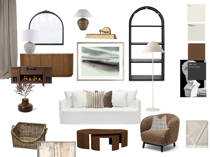 farmhouse Living1 Interior Design Mood Board by moneil