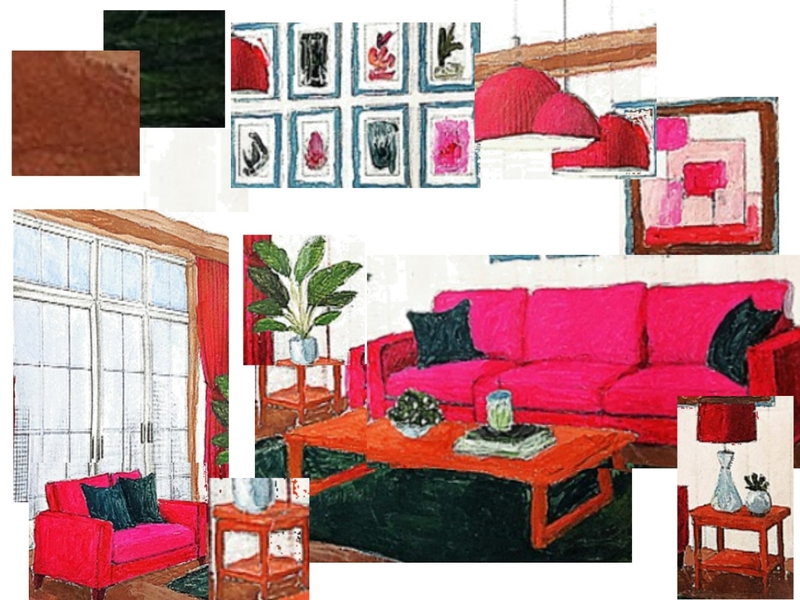 Complementary Interior Design Mood Board by HAL0015@MONTEREY.VIC.EDU.AU