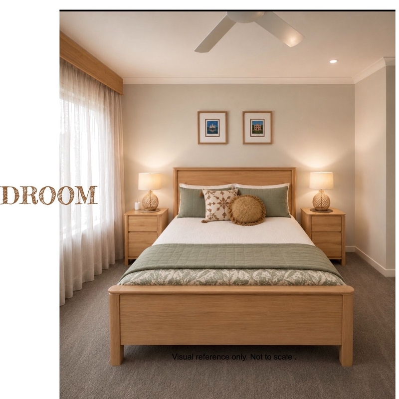 JM Master Bedroom in situ Interior Design Mood Board by KM2639