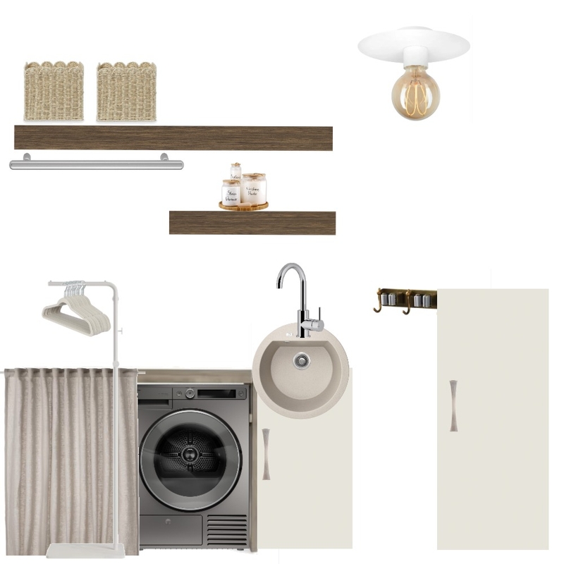 leanyer reno no demo laundry pantry Interior Design Mood Board by Sonya Ditto