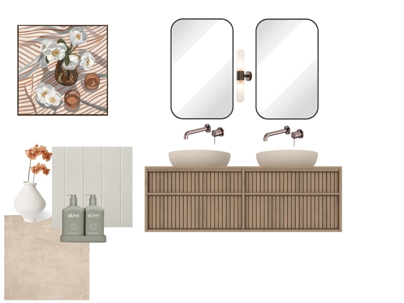 Main bathroom Interior Design Mood Board by bethanyfryar