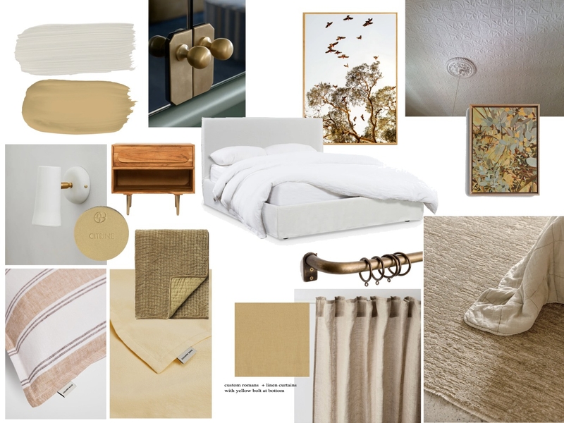 Master Bedroom Interior Design Mood Board by TheDesignory
