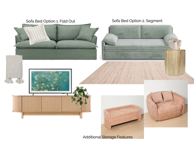 Second Living/Kids Interior Design Mood Board by Major Designs