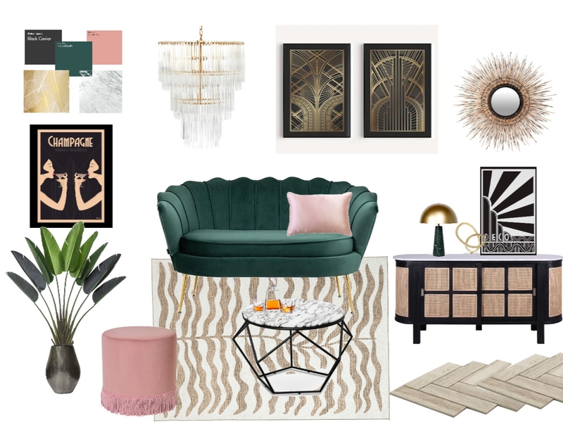 AD4 Interior Design Mood Board by moneil