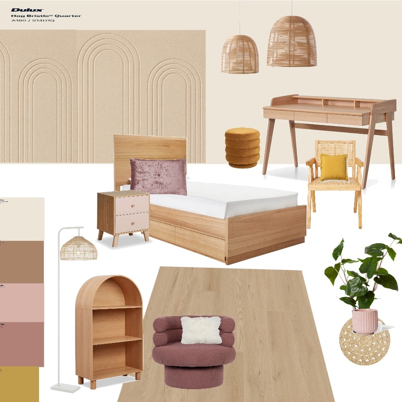 Habitación Nena Interior Design Mood Board by Gabriela Guillén Habitación Nena Interior Design Mood Board by Gabriela Guillén