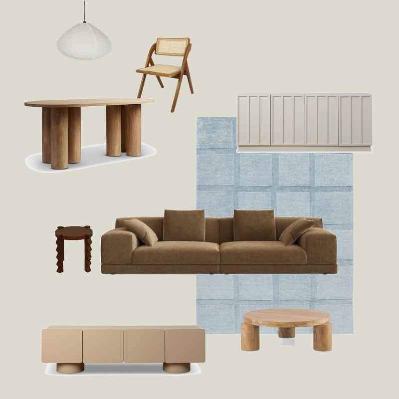 Living/Dining Interior Design Mood Board by c_laretriffett
