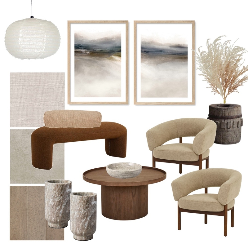Wabi sabi unwind corner Interior Design Mood Board by Profile Australia Wabi sabi unwind corner Interior Design Mood Board by Profile Australia