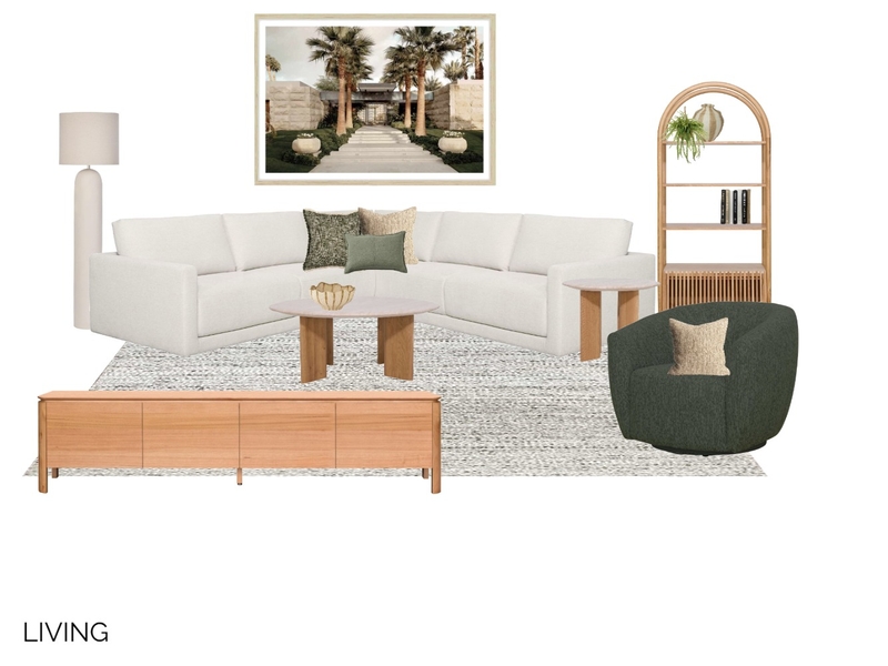 LIVING Interior Design Mood Board by lauren-b