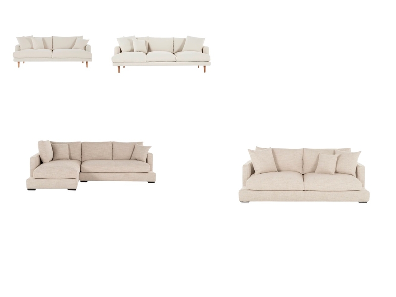 Lounge Room Interior Design Mood Board by IIDR Interior Design
