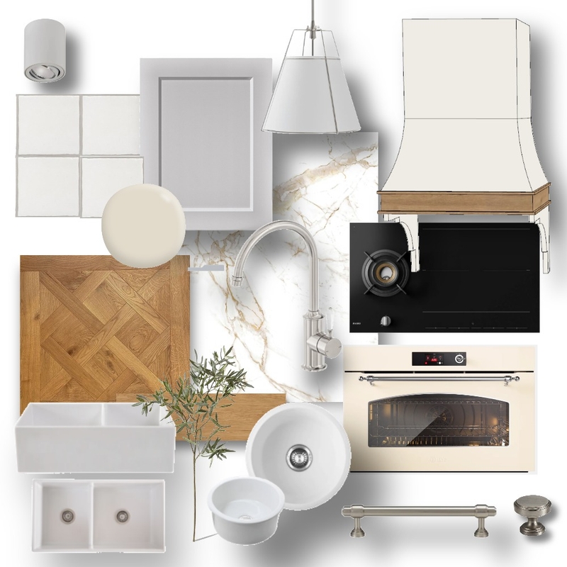 Ascot Kitchen Project Interior Design Mood Board by Rocky Cove Interiors