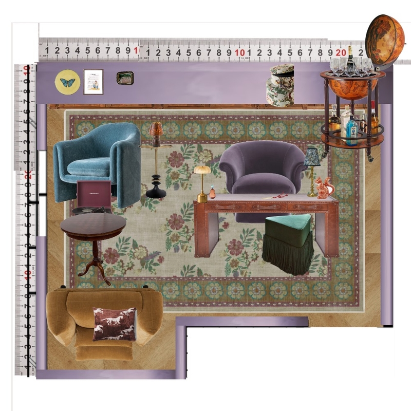 Library Interior Design Mood Board by dl2407