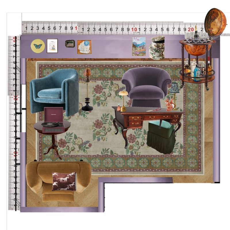Library Interior Design Mood Board by dl2407