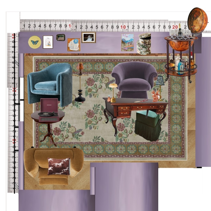 Library Interior Design Mood Board by dl2407