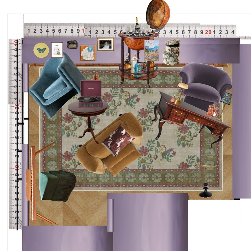Library Interior Design Mood Board by dl2407