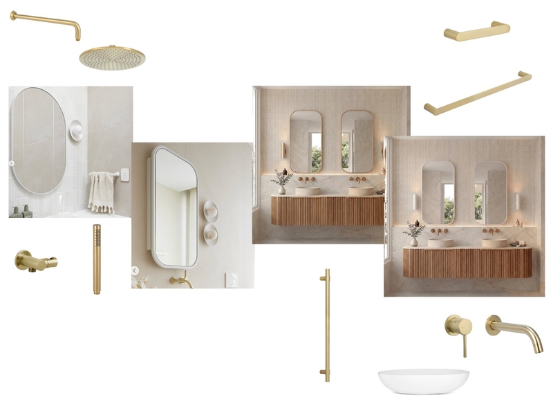 Ensuite Mood Board Interior Design Mood Board by RhiannonJane