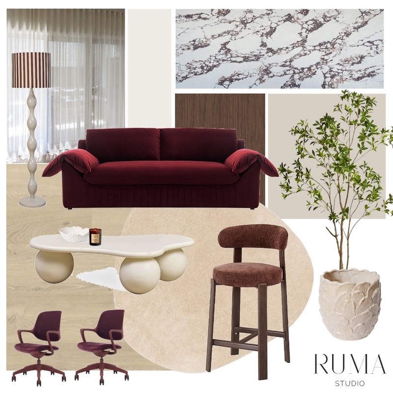 Ruma x Cotter Builders Office - Front of House Interior Design Mood Board by Ruma Studio Ruma x Cotter Builders Office - Front of House Interior Design Mood Board by Ruma Studio