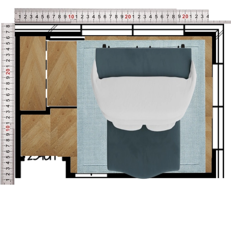Guest Room Queen Interior Design Mood Board by dl2407