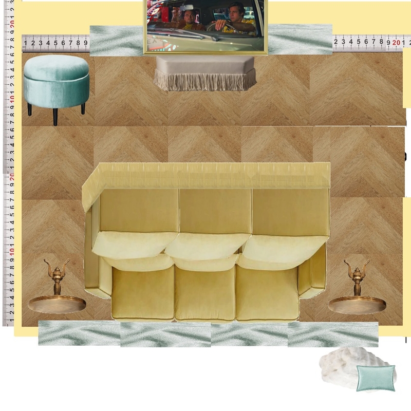 Prada Banana & Duckegg Theatre Interior Design Mood Board by dl2407