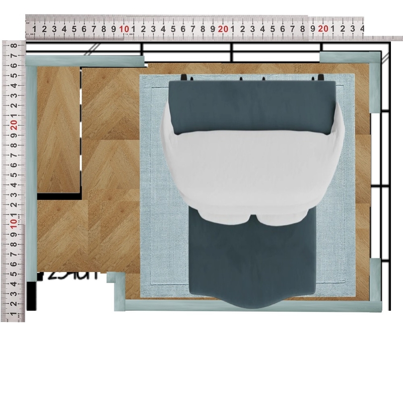 Guest Room Queen Interior Design Mood Board by dl2407