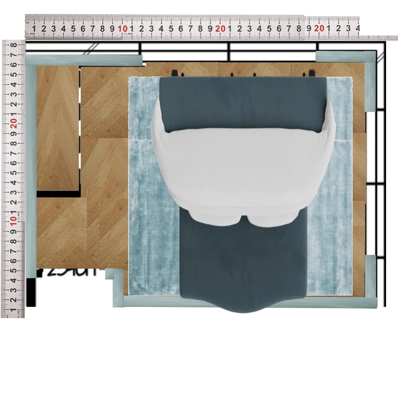 Guest Room Queen Interior Design Mood Board by dl2407