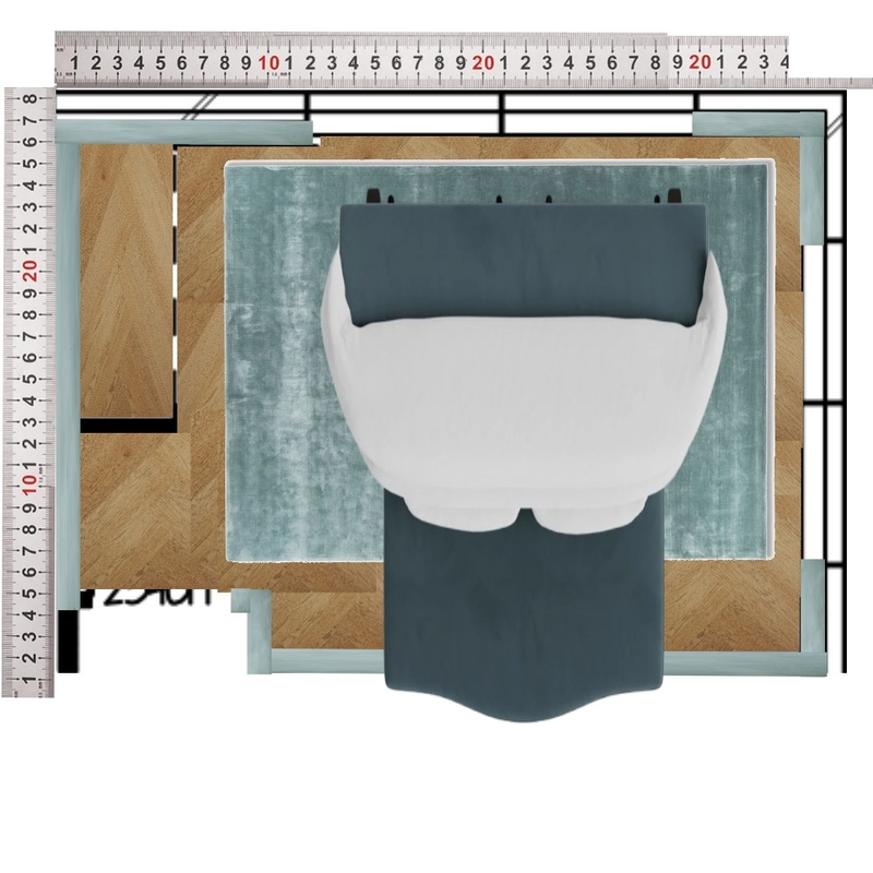 Guest Room Queen Interior Design Mood Board by dl2407