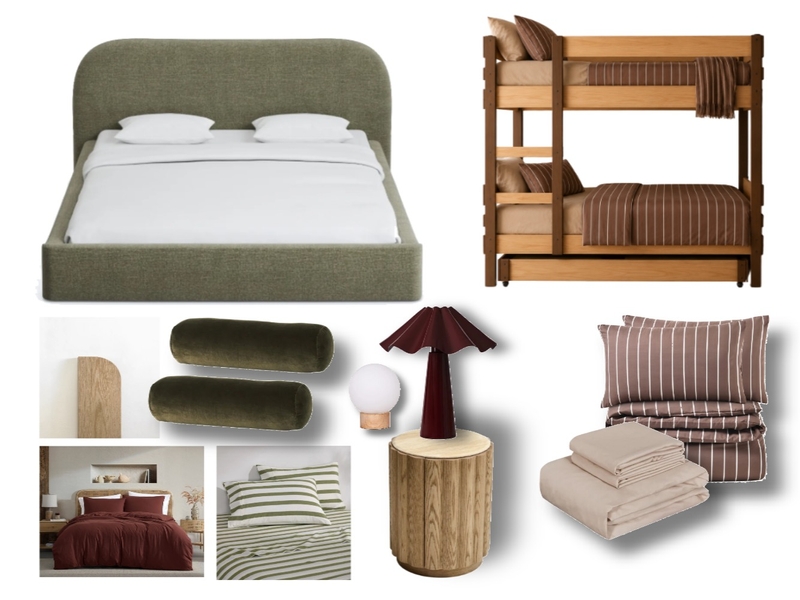 Project Boronia Bed 1 Interior Design Mood Board by Manea Interior Design & Styling