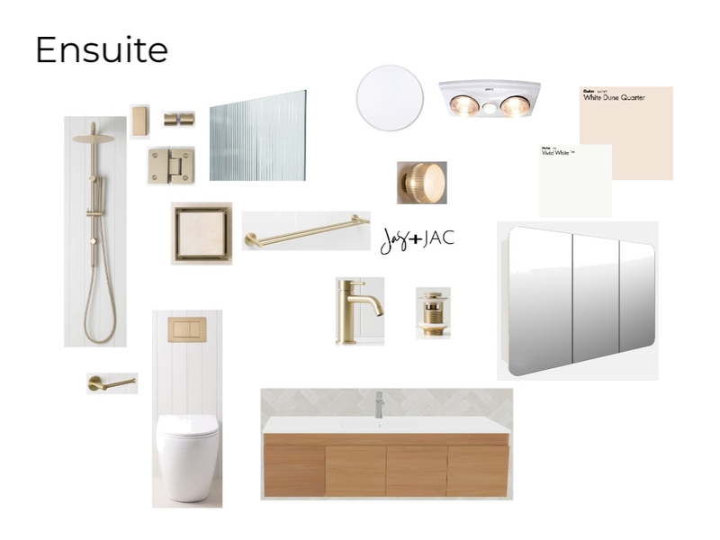 Woodlands Ensuite Interior Design Mood Board by Jas and Jac