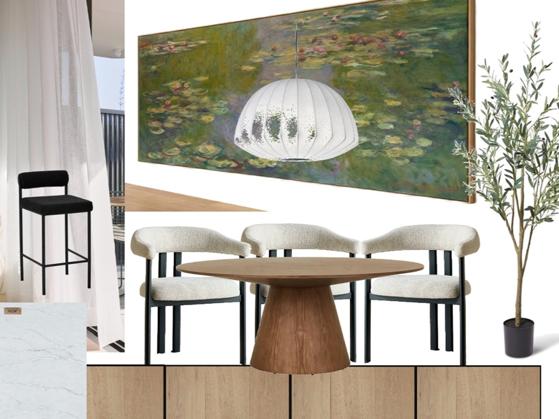 Black Chairs Interior Design Mood Board by lwinp1982@gmail.com