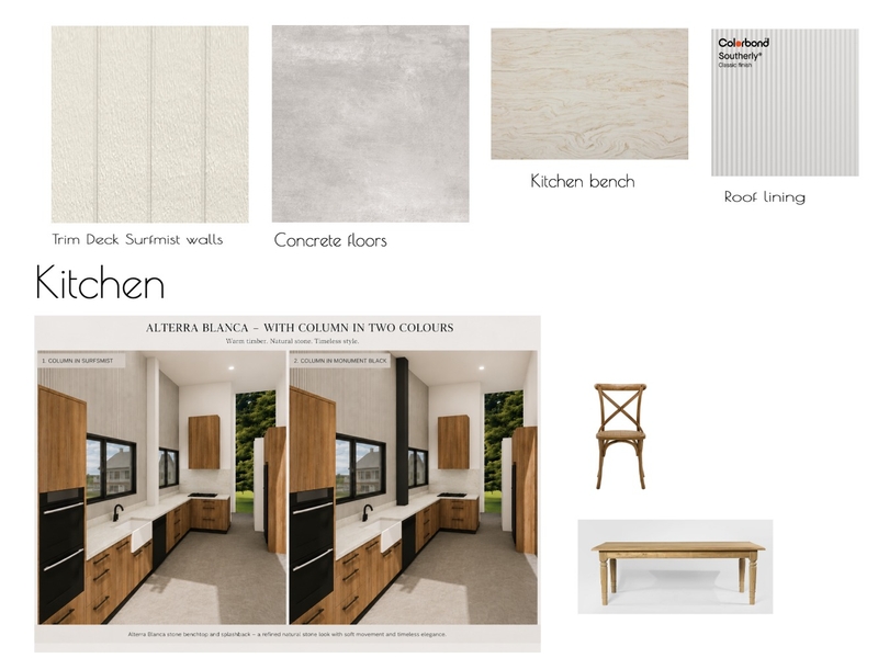 Mitchells Flat Kitchen Interior Design Mood Board by johanna.laface@gmail.com