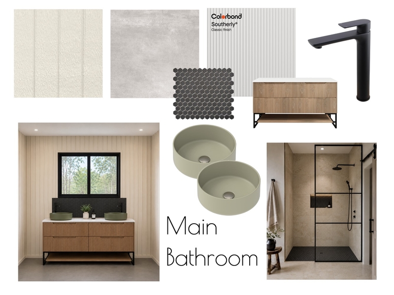 MF - Main bathroom Interior Design Mood Board by johanna.laface@gmail.com