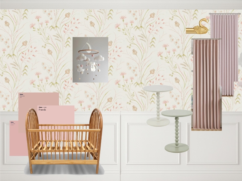 Eleanor's nursery Interior Design Mood Board by Alexandra2019