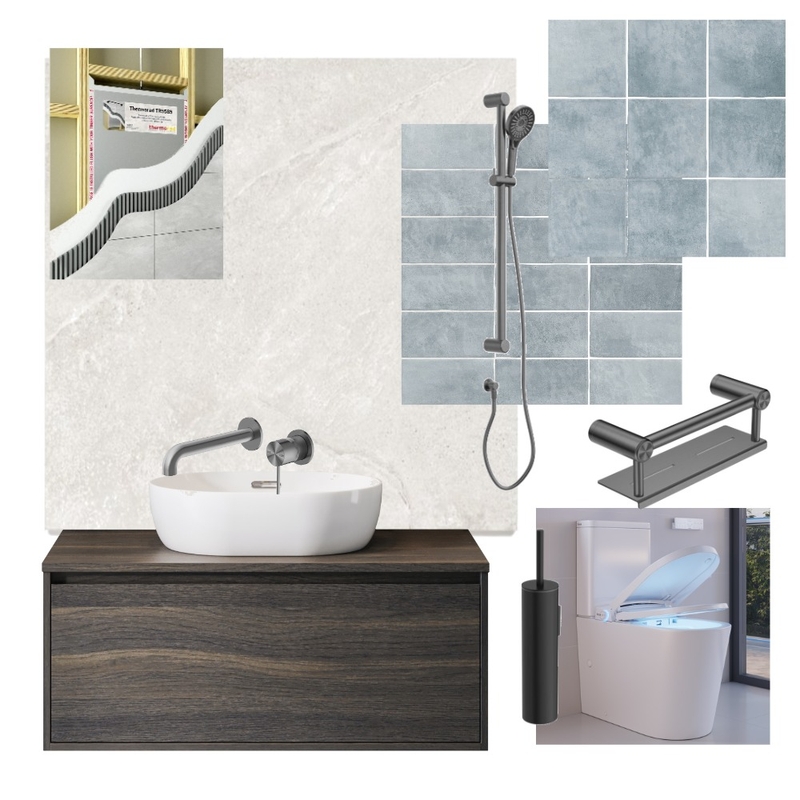Belinda's Bathroom Interior Design Mood Board by Amber Eastern Suburbs Belinda's Bathroom Interior Design Mood Board by Amber Eastern Suburbs