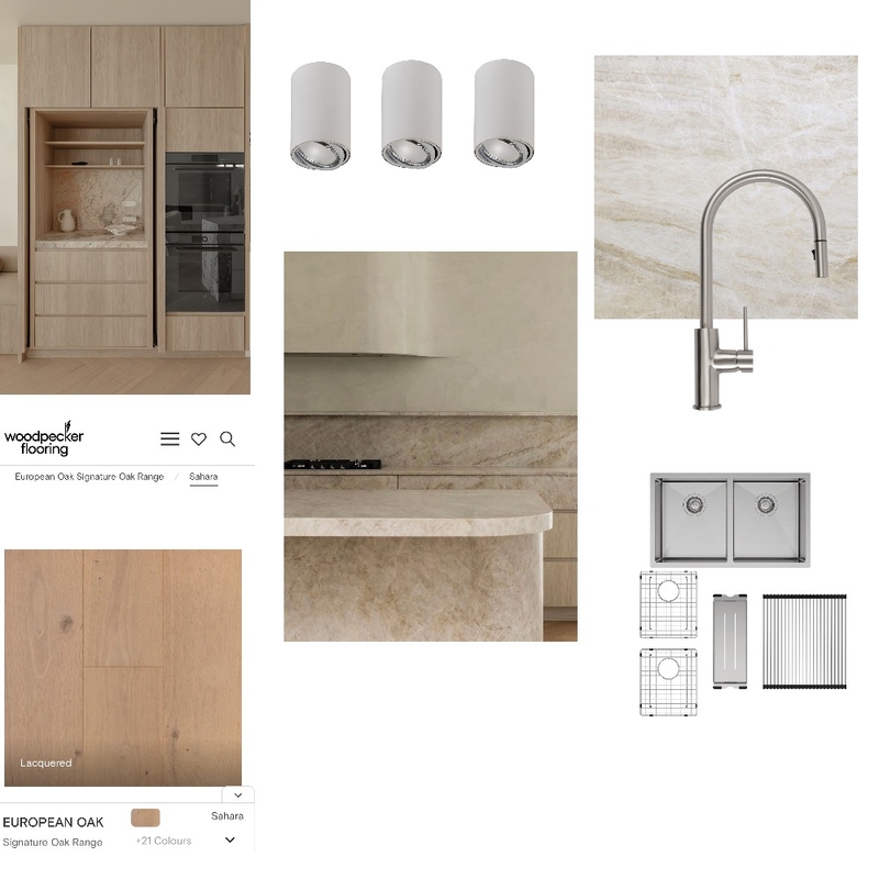 Kitchen Interior Design Mood Board by ChloeO