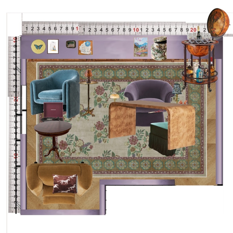 Library Interior Design Mood Board by dl2407