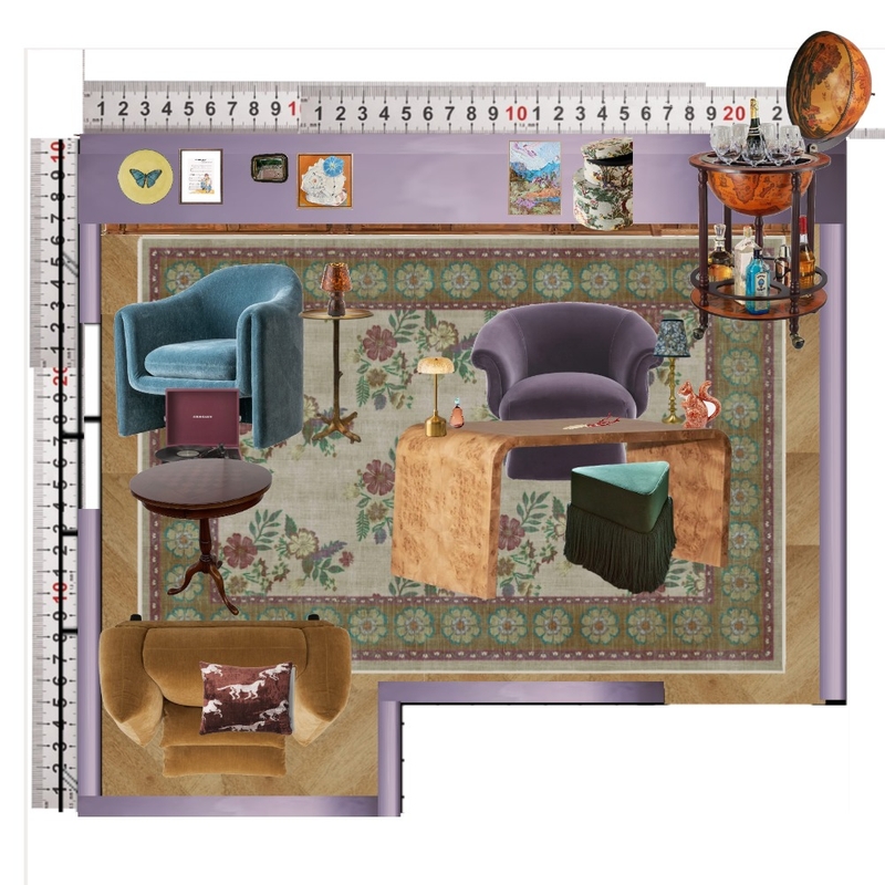 Library Interior Design Mood Board by dl2407