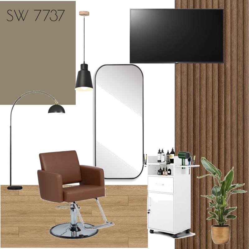Tyuahn Charles Barber Shop Interior Design Mood Board by jdarinteriors