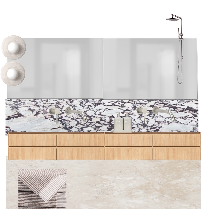 Master Ensuite- Calacatta Interior Design Mood Board by ChloeO