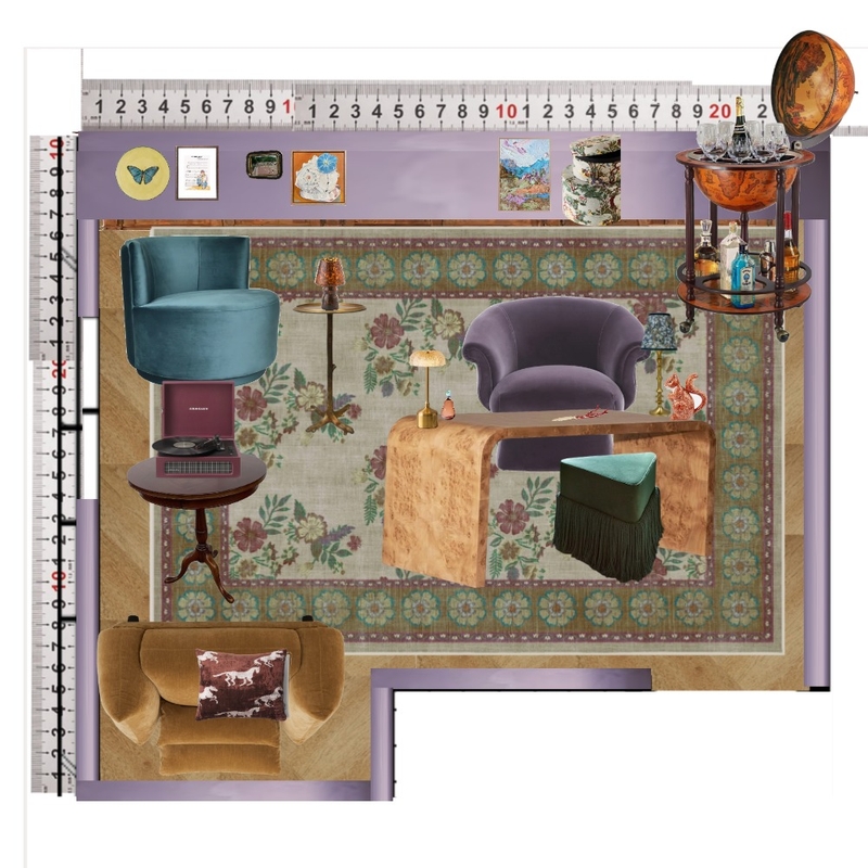 Library Interior Design Mood Board by dl2407